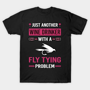 Wine Drinker Fly Tying T-Shirt